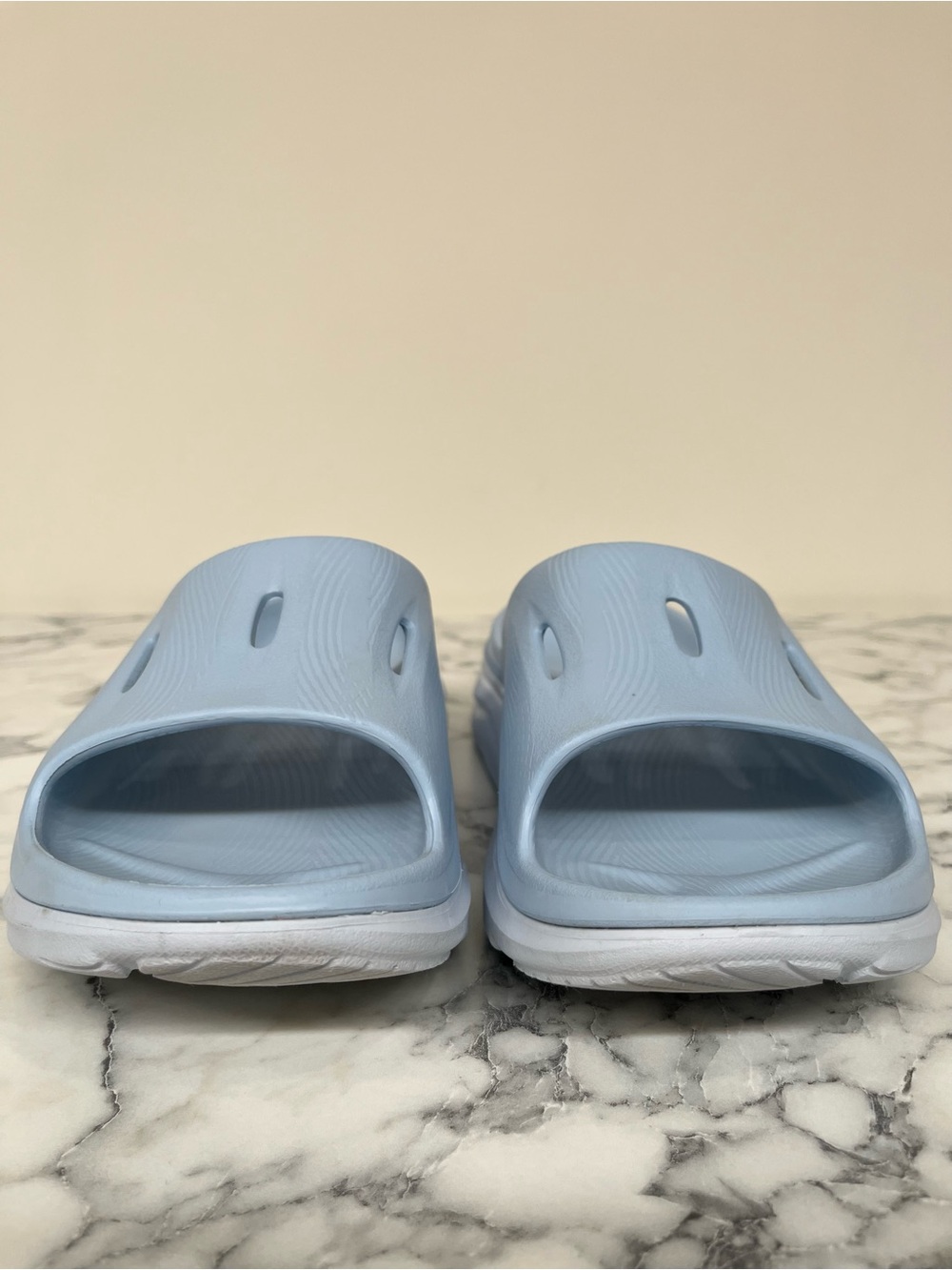 Hoka Ora recovery slide 3 Pastel Blue Woman’s Size 8 - Picture 4 of 9